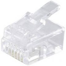 Shiverpeaks - Réseau basic-s fiche modulaire RJ12 6 pôles, 6 contacts occupés, contacts dorés ve 10 BS72050-10 mâle, droit Nombre de p S482202
