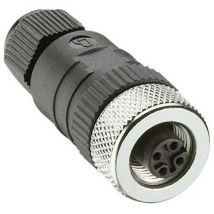 Lumberg Automation 108651 Connecteur non confectionné pour capteurs/actionneurs M12 femelle, droit Nombre de pôles: 5 1