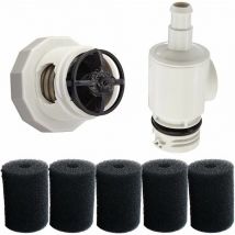 Connection Kit for Polaris 180 280 380 Robot Pool Cleaner, D29 Quick Disconnect Adapter, 9-100-9002 Pressure Regulator Valve and 9-100-3105 Sweep