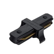 Optonica - Connector For Track System Angle Noir - 75mm x 20mm x 78mm - IP20 - Aluminium