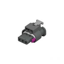 Te Connectivity - Boîtier femelle pour câble série mcon 1.2 Nbr total de pôles 3 1-1718644-1 1 pc(s) Y249431