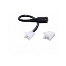 Connettore 2 Pin Jack 2.1 Clip per Strisca Strip Led Monocolore dc 12/24V 8mm