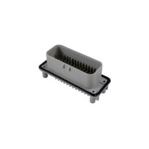 Connettore AmpSeal femmina 35 vie grigio da circuito stampato con pin dorato