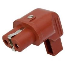 344003 Connettore di alimentazione 344 Presa angolata Tot poli: 2 + pe 16 a Rosso 1 pz. - Kalthoff