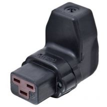 444006 Connettore iec 444 Presa angolata Tot poli: 2 + pe 16 a Nero 1 pz. - Kalthoff