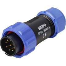 Weipu - SP2110 / p 9 ii Connettore circolare Spina dritta Tot poli: 9 Serie (connettore circolare): SP21 1 pz.