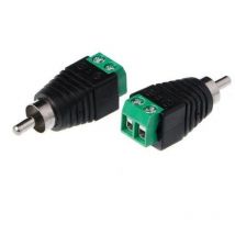 Connettore maschio Rca a a vite Con295