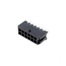 Connettore Micro Fit femmina porta maschio 6X2 vie da circuito stampato
