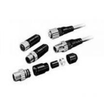 Omron - connettore femmina m12 drit.4 con cavo 5 metri xs2flm12pvc4s5m