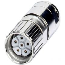 Connettore per conduttori - power M23 - serie P30 1605532 SF-5ES1N8A80DU Argento Phoenix Contact Contenuto: 1 pz.