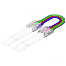Connettore per led cob e smd rgb a 4 pin da Striscia a Striscia 10mm