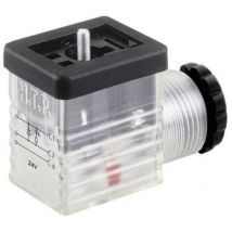 Connettore Per Valvola Trasparente Poli:2 + Pe M1ts2dl1 Htp Contenuto: 1 Pz.