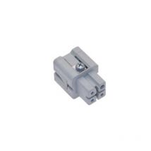 Connettore Rettangolare Femmina 3 Vie + Terra 10A a molla Revos Mini