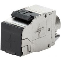 Telegärtner J00029A8000 Connettore RJ45 CAT 8.1 J00029A8000 Presa Numero di poli 8P8C Metallo 1 pz.