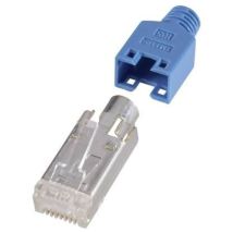 Connettore Rj45, Schermato Cat5e Spina, Dritto Pole: 8p8c Blu Hirose Electronic : 10pz.