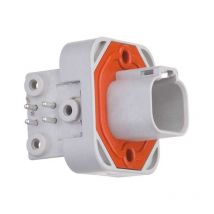Connettore Serie DT13 Femmina 4 Vie da circuito stampato 90° G003