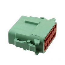 Connettore Serie dtm Maschio 12 Vie Verde