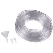 Livella ad Acqua, con Tubo da Diametro Ø8 mm Misura 20 Metri, 2x Tappi e Imbuto Inclusi