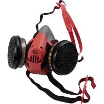 Halbmaske COXT938810 2x A1-Gasfiltern Bayonetteverschluss - Connex