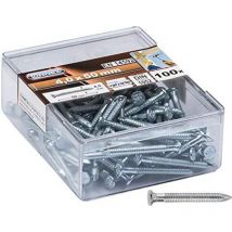 Weitere - Connex, HV4510, Chiodi di ancoraggio 4,0 x 50 mm, din zincato 1052, 100 pezzi