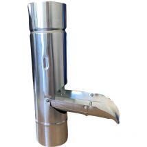 Connexion gouttière à clapet