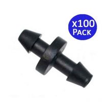 Lot de 100 Tétines pour conducteurs de 4 mm pour joindre un tuyau de 4,5 x 6,5 mm