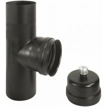 Connexion t pour les poêles avec l'attaque f. f. ALA Eco 10cm