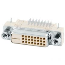 Connfly - DS1090-VN0S Einbaubuchse Buchse, Einbau horizontal Polzahl: 25 Beige 1 St. Tray