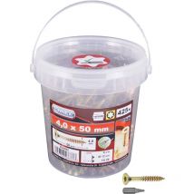 Con:p - connex B30082 - Viti a benna tx 4,0 x 50 a, 425 pezzi, oro, 4,0 x 50 mm (425 punti)