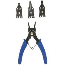 Sicherungsring-Zange mit 4 variablen Aufsätzen - Con:p