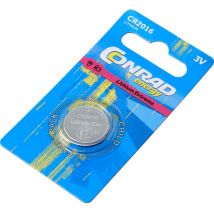 Knopfzelle cr 2016 3 v 1 St. 80 mAh Lithium - Conrad Energy