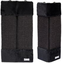 Eyepower - Conseil de Gratter Conseil Sisal Protection de Coin Intérieur Extérieur s 50 cm Noir