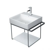 Duravit - Consola metálica DuraSquare de pared 565x451 mm, para