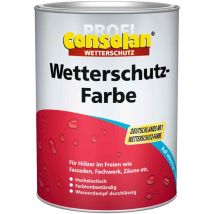 Consolan Profi Wetterschutzfarbe Weiss 0,75L Pro 5075920BaDe