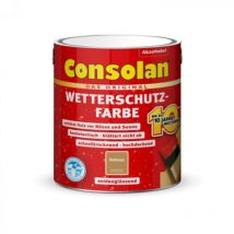 Consolan - Wetterschutzfarbe rehbraun 2,5L - 5844404