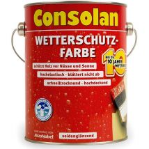 Wetterschutzfarbe Anthrazit, 750ml - Consolan
