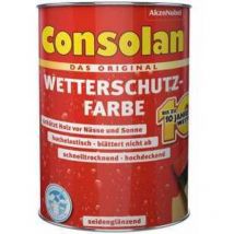 Consolan - Wetterschutz-Farbe 2,5 l silbergrau