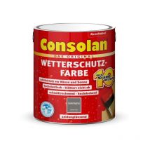 Consolan - Wetterschutzfarbe Galeriegrau 2,5l - 5844412