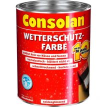 Wetterschutzfarbe Dunklelbraun 0,75 Ltr. - Consolan
