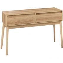 Console 2 tiroirs Liam en bois