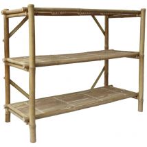 Console 3 niveaux en bambou