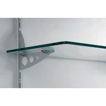 Console ajourée Design dma Soft Design pas de 37 mm aluminium finition argent satiné longueur 180 mm Sofadi