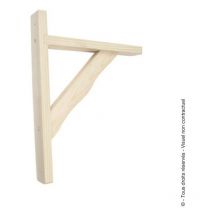 Console bois Rustique Type de bois : Pin brut - Longueur x Hauteur (mm) : 230x170