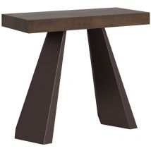 Itamoby - Console extensible 90x40/196 cm Diamante Small Noyer Structure Ours