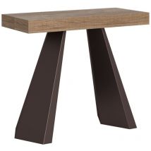 Itamoby - Console extensible 90x40/196 cm Diamante Small Chêne Premium Nature Structure Ours