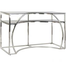 Dkd Home Decor - Console Acier Verre 120X50X75 Argenté