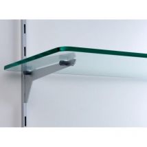 Console droite 2450 - Ligne Square Classic 200 pas de 50 mm - aluminium finition argent satiné longueur 100 mm Sofadi