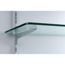 Sofadi - Console droite st aluminium pas de 37 mm finition argent longueur 250 mm