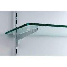 Sofadi - Console droite st aluminium pas de 37 mm finition argent longueur 300 mm