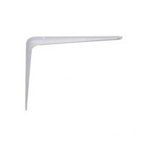 Console emboutie 350x400 mm en acier blanc